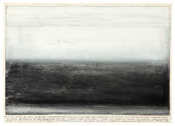 Canon, 2004, Paysage en bordure de route, 2004, Paysage vers rien, 2004, Paysage et partition, 2004, FF could be a seascape, 1998